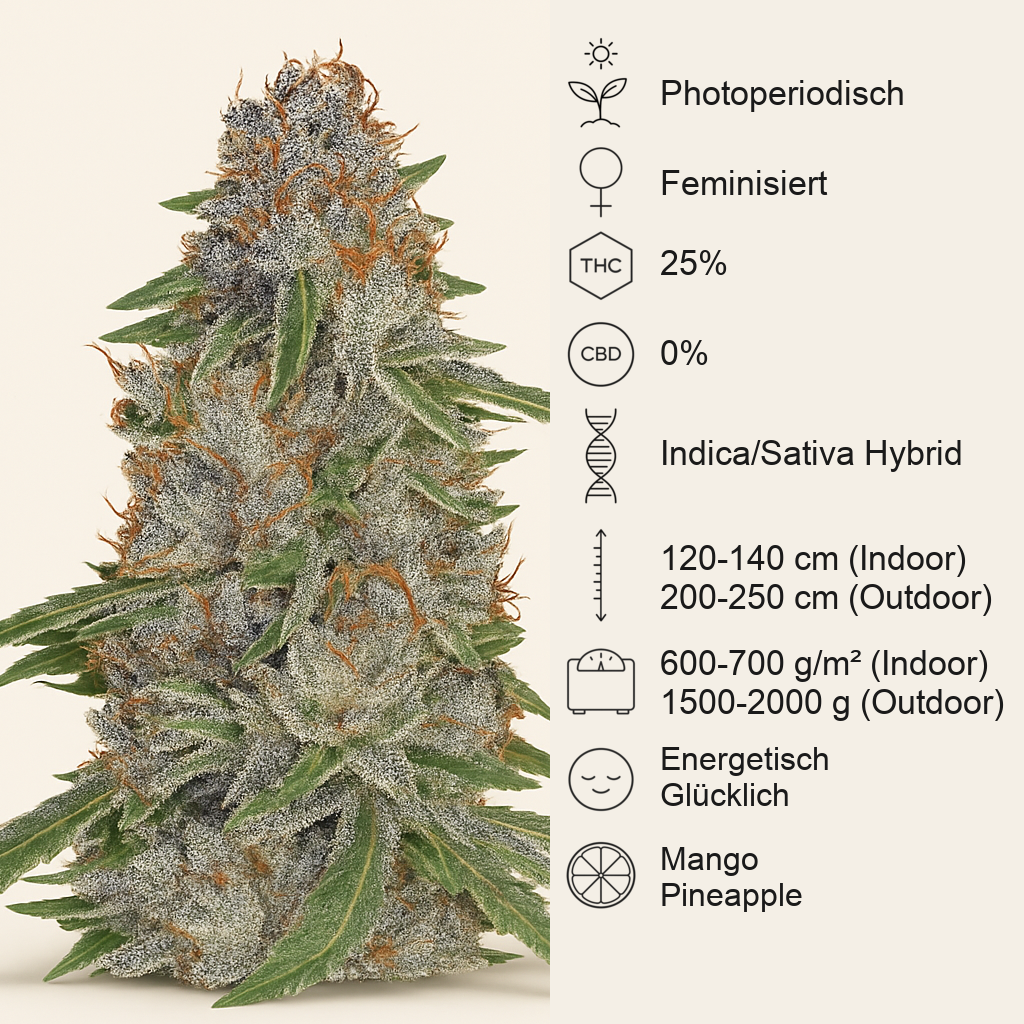 Pineapple Express feminisierte Samen (Barney's Farm)