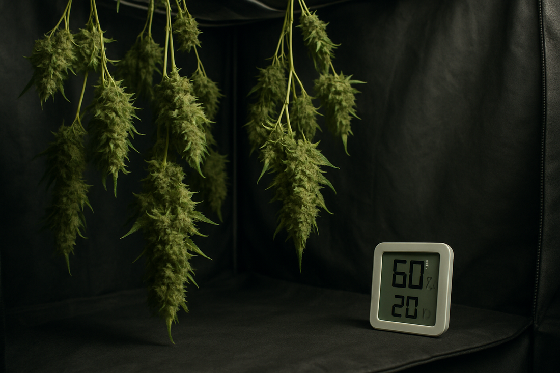 Cannabis richtig trocknen: Dauer, Luftfeuchtigkeit & typische Fehler vermeiden