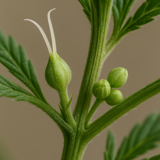 Männliche und weibliche Cannabispflanzen erkennen: Vorblüten, Unterschiede & Risiken