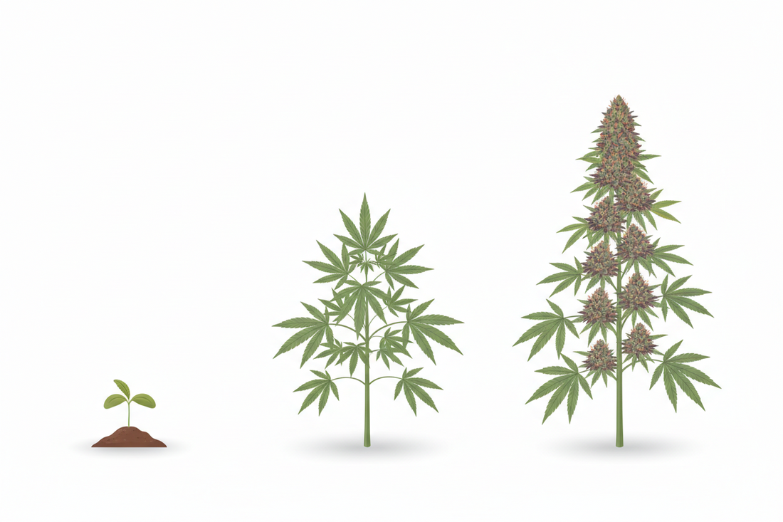 Wie schnell wächst Cannabis? Dauer & Wachstum pro Woche