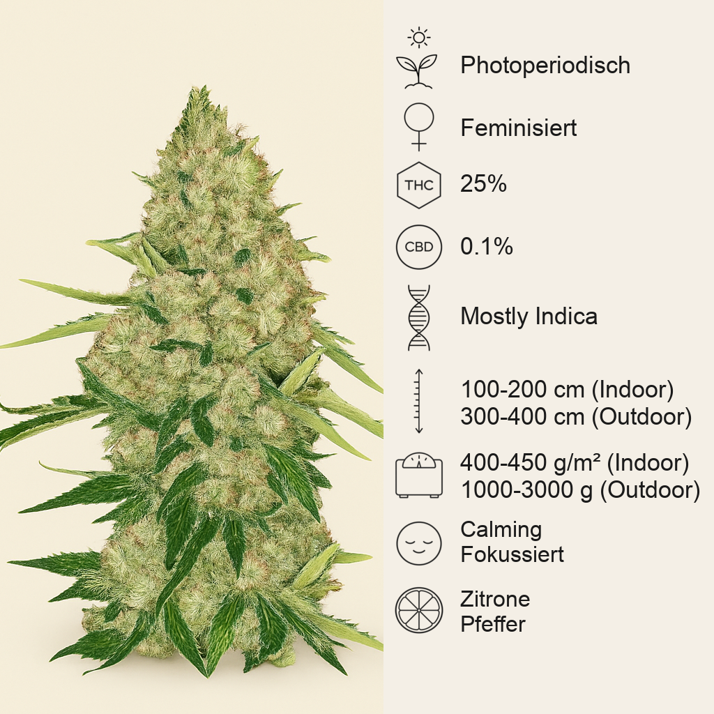 Lemon Citron Samen feminisiert (Humboldt Seeds Organization)