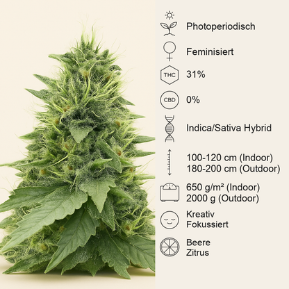 Cherry Poppers feminisierte Samen (Barney's Farm)