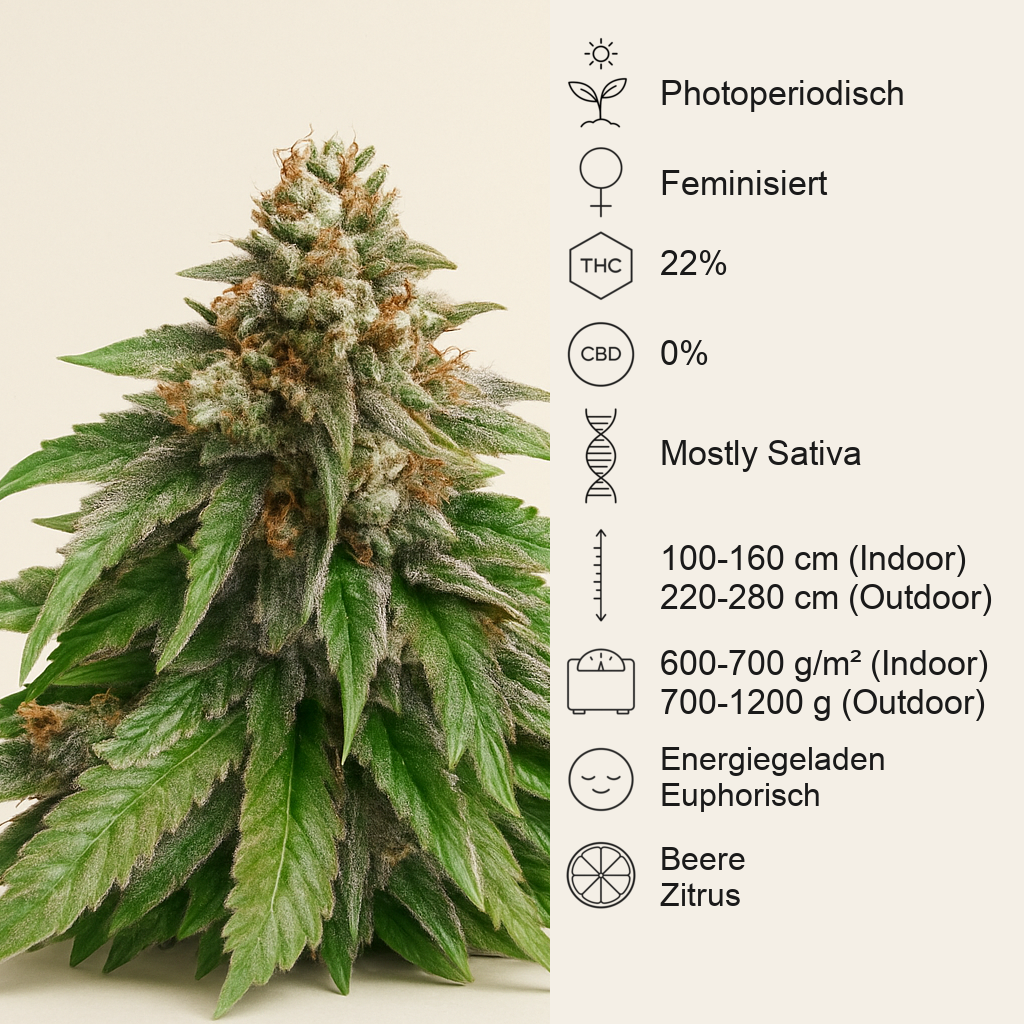 Strawberry Amnesia feminisiertes Saatgut von Herbies Seeds
