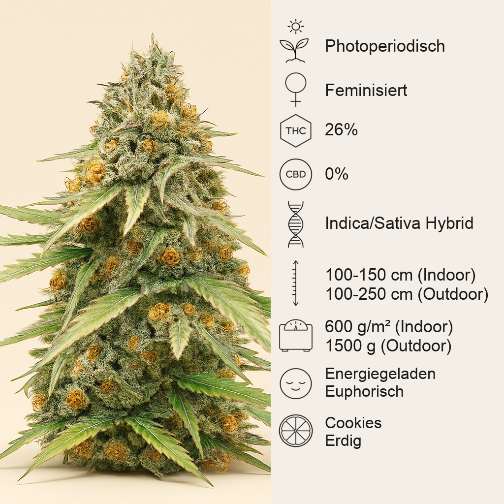 Delicious Cookies Early Version feminisierte Samen (Delicious Seeds)