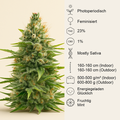 Jack Herer feminisierte Samen (Seedkeepers)