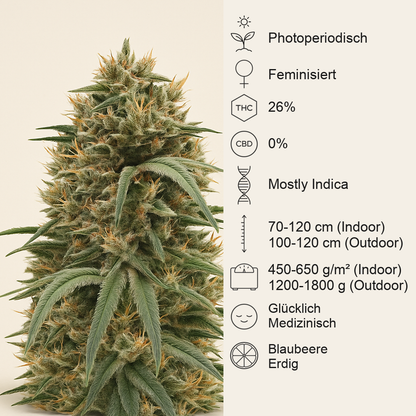Blueberry Hill feminisierte Samen (Herbies Seeds)